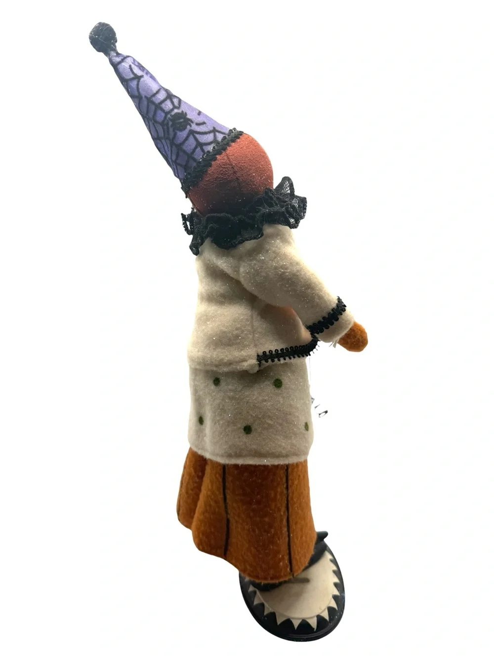 Vintage-Style Halloween Pumpkin Figurine